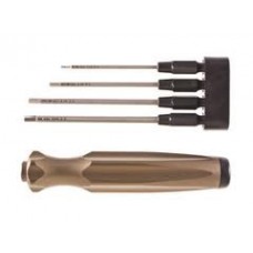 Kit Chaves Aço HSS c/ 4 Ponteiras Alpha